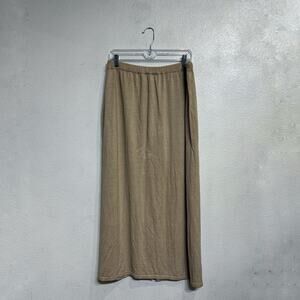 JH Collectibles Cream Midi Skirt Sz L